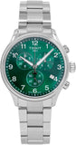 Tissot Chrono XL Classic Green Dial Silver Steel Strap Watch for Men - T116.617.11.092.00 Authentic Buy Shop Now