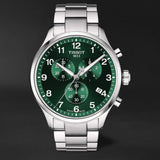 Tissot Chrono XL Classic Green Dial Silver Steel Strap Watch for Men - T116.617.11.092.00 Authentic Buy Shop Now