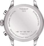 Tissot Chrono XL Classic Green Dial Silver Steel Strap Watch for Men - T116.617.11.092.00 Authentic Buy Shop Now
