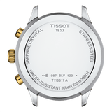 Tissot T Sport Chrono XL Classic Gold Dial Two Tone Steel Strap Watch for Men - T116.617.22.021.00 Authentic Buy Shop Now