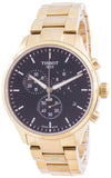 Tissot Chrono XL Classic Black Dial Gold Steel Strap Watch for Men - T116.617.33.051.00 Authentic Buy Shop Now