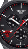Tissot T Sport Chrono XL NBA Teams Special Chicago Bulls Edition Black Dial Black Leather Strap Watch for Men - T116.617.36.051.00 Authentic Buy Shop Now