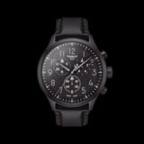 Tissot Chrono XL Vintage Black Dial Black Leather Strap Watch For Men - T116.617.36.052.00 Authentic Buy Shop Now