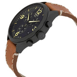 Tissot T Sport Chrono XL Black Dial Brown Leather Strap Watch For Men - T116.617.36.057.00 Authentic Buy Shop Now