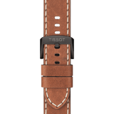 Tissot T Sport Chrono XL Black Dial Brown Leather Strap Watch For Men - T116.617.36.057.00 Authentic Buy Shop Now
