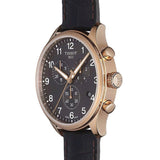 Tissot T Sport Chrono XL Classic Brown Dial Brown Leather Strap Watch For Men - T116.617.36.057.01 Authentic Buy Shop Now
