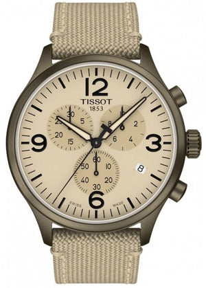 Tissot Chrono XL Beige Diag Beige NATO Strap Watch For Men - T116.617.37.267.01 Authentic Buy Shop Now
