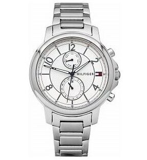 Tommy Hilfiger Claudia White Dial Silver Steel Strap Watch for Women - 1781819 Authentic Buy Shop Now