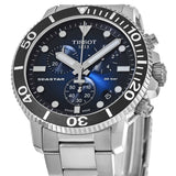 Tissot Seastar 1000 Chronograph Driver Blue Dial Silver Steel Strap Watch For Men - T120.417.11.041.01 Authentic Buy Shop Now