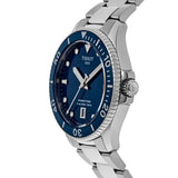Tissot Seastar 1000 Blue Dial Silver Steel Strap Watch For Men - T120.410.11.041.00 Authentic Buy Shop Now