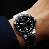 Tissot Seastar 1000 Black Dial Silver Steel Strap Watch For Men - T120.410.11.051.00 Authentic Buy Shop Now