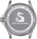 Tissot Seastar 1000 Black Dial Silver Steel Strap Watch For Men - T120.410.11.051.00 Authentic Buy Shop Now