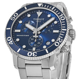 Tissot Seastar 1000 Chronograph Blue Dial Silver Steel Strap Watch For Men - T120.417.11.041.00 Authentic Buy Shop Now