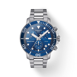 Tissot Seastar 1000 Chronograph Blue Dial Silver Steel Strap Watch For Men - T120.417.11.041.00 Authentic Buy Shop Now