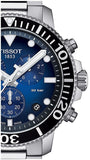 Tissot Seastar 1000 Chronograph Driver Blue Dial Silver Steel Strap Watch For Men - T120.417.11.041.01 Authentic Buy Shop Now