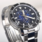 Tissot Seastar 1000 Chronograph Driver Blue Dial Silver Steel Strap Watch For Men - T120.417.11.041.01 Authentic Buy Shop Now