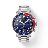 Tissot Seastar 1000 Chronograph Blue Dial Silver Steel Strap Watch For Men - T120.417.11.041.03 Authentic Buy Shop Now