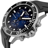 Tissot Seastar 1000 Chronograph Blue Dial Black Rubber Strap Watch For Men - T120.417.17.041.00 Authentic Buy Shop Now