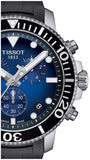Tissot Seastar 1000 Chronograph Blue Dial Black Rubber Strap Watch For Men - T120.417.17.041.00 Authentic Buy Shop Now