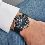 Tissot Seastar 1000 Chronograph Blue Dial Black Rubber Strap Watch For Men - T120.417.17.041.00 Authentic Buy Shop Now
