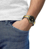 Tissot Seastar 1000 Black Dial Two Tone Steel Strap Watch For Men - T120.410.22.051.00 Authentic Buy Shop Now