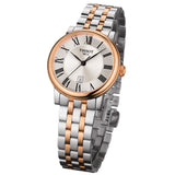 Tissot Carson Premium Lady Silver Dial Two Tone Steel Strap Watch For Women - T122.210.22.033.01 Authentic Buy Shop Now