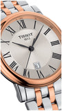 Tissot Carson Premium Lady Silver Dial Two Tone Steel Strap Watch For Women - T122.210.22.033.01 Authentic Buy Shop Now