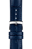 Tissot Carson Premium Powermatic 80 Blue Dial Blue Leather Strap Watch For Men - T122.407.16.043.00 Authentic Buy Shop Now