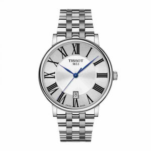 Tissot Carson Premium Silver Dial Silver Steel Strap Watch for Men - T122.417.11.033.00 Authentic Buy Shop Now