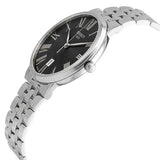 Tissot Carson Premium Black Dial Silver Steel Strap Watch For Men - T122.410.11.053.00 Authentic Buy Shop Now