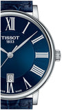 Tissot Carson Premium Blue Dial Blue Leather Strap Watch For Men - T122.410.16.043.00 Authentic Buy Shop Now