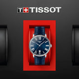 Tissot Carson Premium Blue Dial Blue Leather Strap Watch For Men - T122.410.16.043.00 Authentic Buy Shop Now