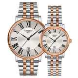 Tissot Carson Premium Lady Silver Dial Two Tone Steel Strap Watch For Women - T122.210.22.033.01 Authentic Buy Shop Now