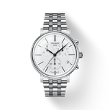 Tissot Carson Premium White Dial Silver Steel Strap Watch For Men - T122.417.11.011.00 Authentic Buy Shop Now