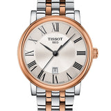 Tissot Carson Premium White Dial Two Tone Steel Strap Watch For Men - T122.410.22.033.00 Authentic Buy Shop Now