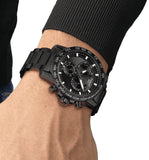 Tissot Supersport Chrono Black Dial Black Steel Strap Watch For Men - T125.617.33.051.00 Authentic Buy Shop Now