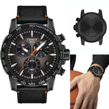 Tissot Supersport Chrono Grey Dial Black Nylon Strap Watch For Men - T125.617.36.081.00 Authentic Buy Shop Now