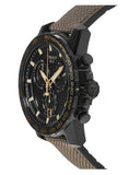 Tissot Supersport Chrono Black Dial Beige Nylon Strap Watch For Men - T125.617.37.051.01 Authentic Buy Shop Now