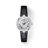 Tissot Bellissima Small Lady Silver Dial Black Leather Strap Watch For Women - T126.010.16.013.00 Authentic Buy Shop Now