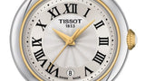 Tissot Bellissima Small Lady Mother of Pearl Dial Two Tone Steel Strap Watch For Women - T126.010.22.013.00 Authentic Buy Shop Now