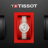 Tissot Bellissima Lady Small Mother of Pearl Dial Two Tone Steel Strap Watch For Women - T126.010.22.013.01 Authentic Buy Shop Now