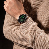 Tissot Gentleman Powermatic 80 Silicium Green Dial Silver Steel Strap Watch For Men - T127.407.11.091.01 Authentic Buy Shop Now