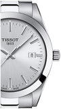 Tissot Gentleman Silver Dial Silver Steel Strap Watch For Men - T127.410.11.031.00 Authentic Buy Shop Now
