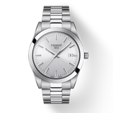 Tissot Gentleman Silver Dial Silver Steel Strap Watch For Men - T127.410.11.031.00 Authentic Buy Shop Now