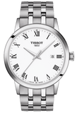 Tissot T Classic Dream White Dial Silver Steel Strap Watch For Men - T129.410.11.013.00 Authentic Buy Shop Now