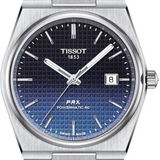 Tissot Powermatic 80 Automatic Gradient Blue Dial Silver Steel Strap Watch for Men - T137.407.11.051.01 Authentic Buy Shop Now