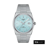 Tissot PRX Powermatic 80 Ice Blue Tiffany Dial Silver Steel Strap Watch for Men - T137.407.11.351.00 Authentic Buy Shop Now