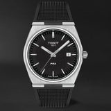 Tissot PRX Black Dial Black Rubber Strap Watch For Men - T137.410.17.051.00 Authentic Buy Shop Now
