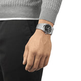 Tissot Powermatic 80 Automatic Gradient Blue Dial Silver Steel Strap Watch for Men - T137.407.11.051.01 Authentic Buy Shop Now
