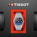 Tissot Powermatic 80 Automatic Gradient Blue Dial Silver Steel Strap Watch for Men - T137.407.11.051.01 Authentic Buy Shop Now